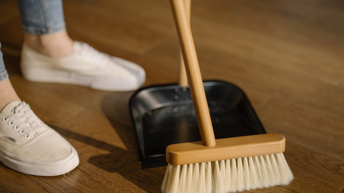 Cleaning an office