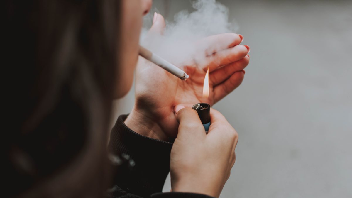 smoking in a home