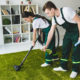 Cleaning company employees