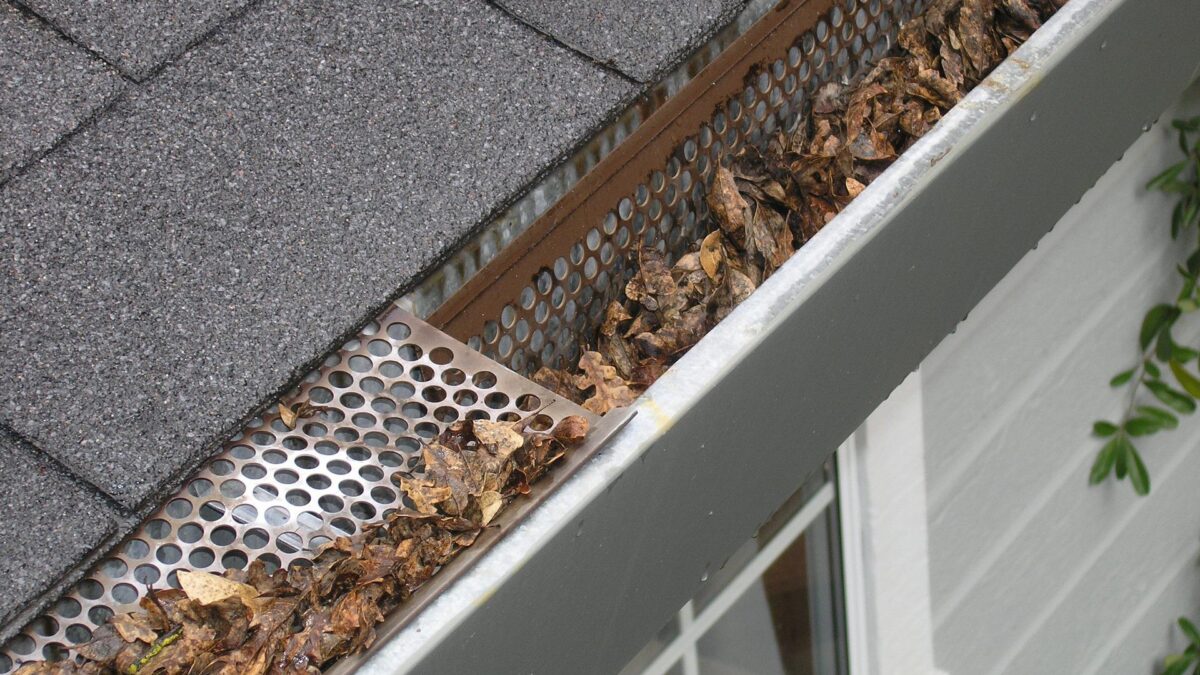 clogged gutters