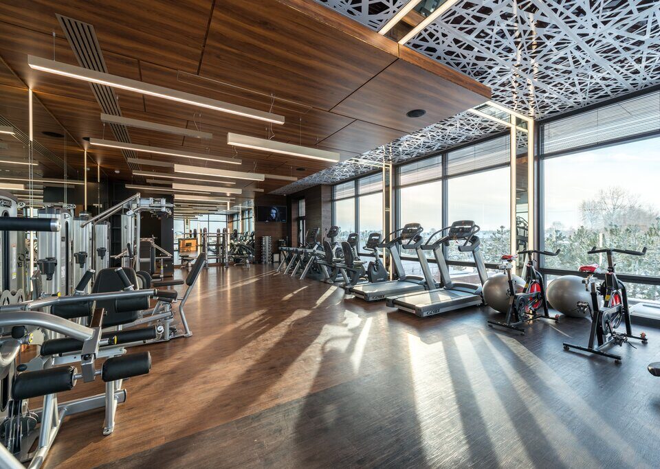 clean fitness center